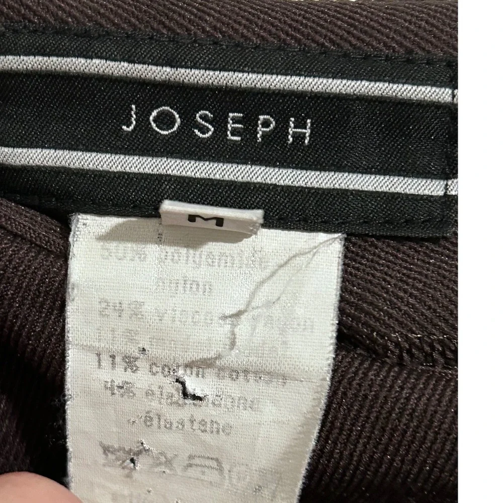 Joseph‎ Brown Slim Fit Stretch Career Pants Womens Size Medium